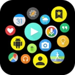 bubble cloud widgets android application logo